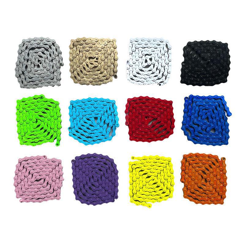 94-Link Single Speed & Road Bike Chain - Dead Fly Color