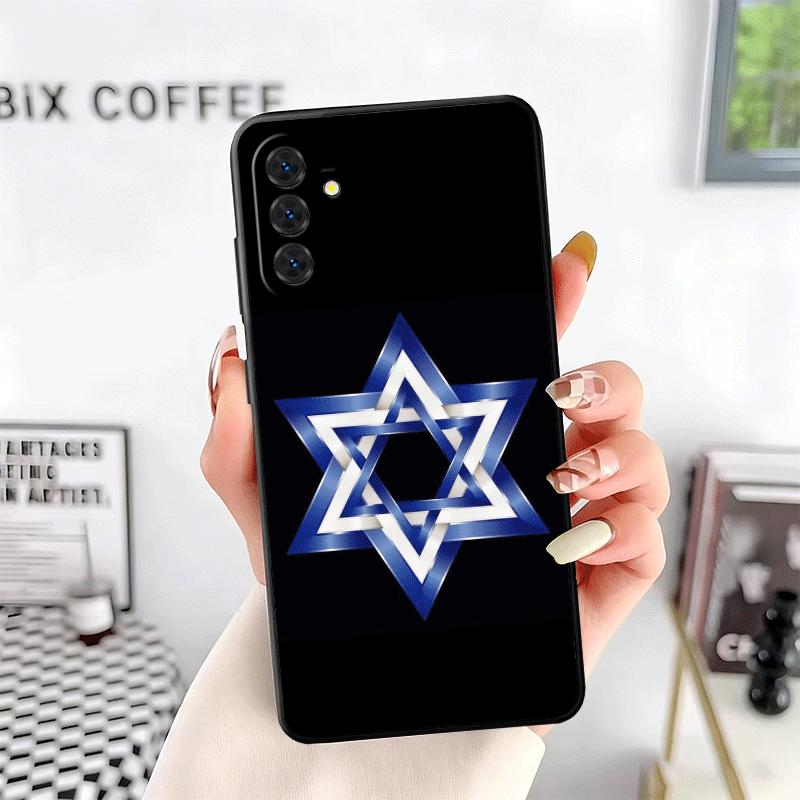 David Jewish Star Symbol Soft Phone Case for Samsung A17 A37 A57 A16 A26 A36 A56 A15 A25 A35 A55 A14 A24 A34 A54 A13 A23 A33 A53