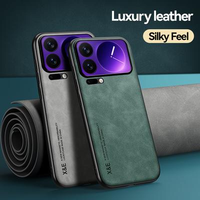 Für Xiaomi 17 Pro Max Hülle Luxus Magnetische Autohalterung Leder Handyhülle Für Xiaomi Mi 17 17 Pro Silikon Rückseite