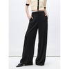 PEACEBIRD Women's High-Waist Satin Wide-Leg Pants