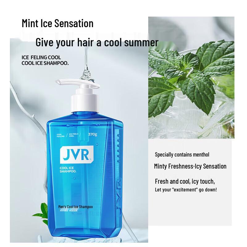 JVR Men's Cool & Fresh Oil Control Shampoo