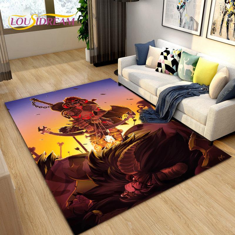 The Legend of Zelda Game Gamer Area Rug,Carpet Rug for Living Room Bedroom Sofa Doormat Decoration,Kid Play Non-slip Floor Mat