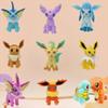 In-Stock Charmander Squirtle Sitting Eevee Ice Fairy Plush Toy