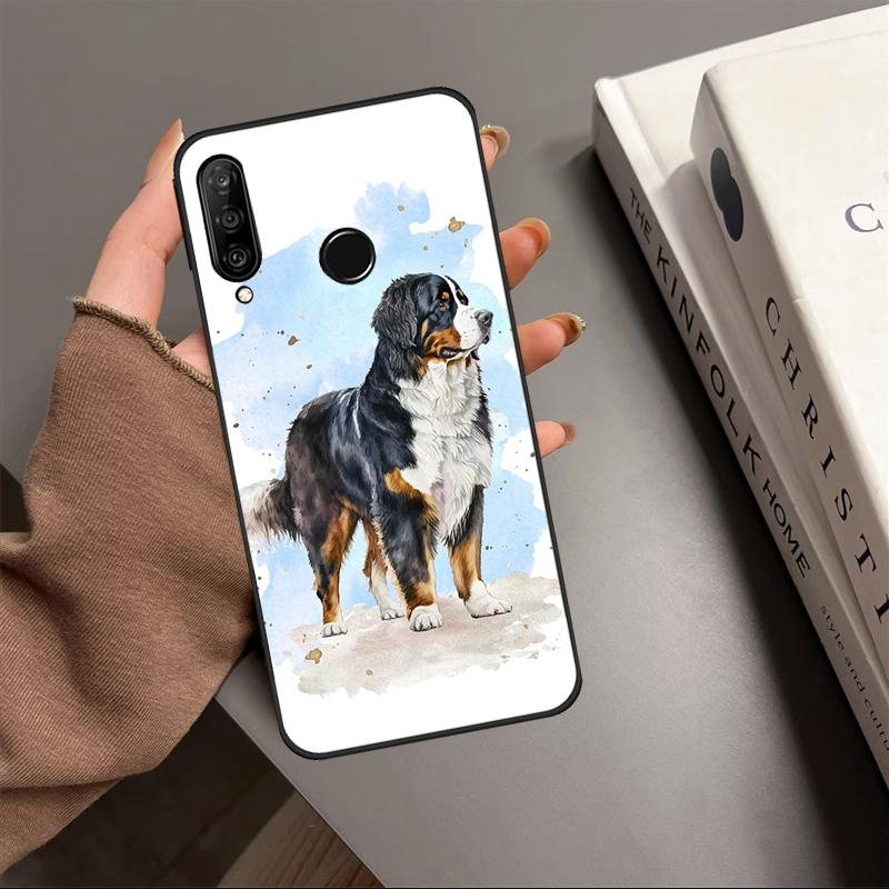Bernese Mountain Dog For Huawei P20 P40 Lite P60 P30 Pro Nova 5T 9 10 SE 12s 12i 11i Y90 Y70 Y60 Y61 Y91 Y72 Case
