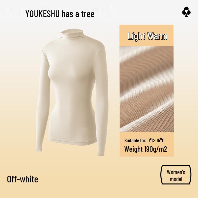 

Women s Seamless Modal Mock Neck Base Layer Top L