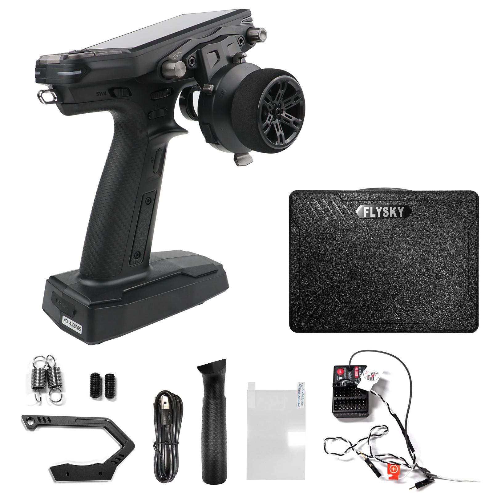 

2.4GHz 11CH Remote Control, 3.5 Inch IPS Screen Dual Antenna Transmitter with Receiver Set for RC Car Boat FS G11P+FS