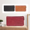 Credit Card Wallet 36 Card Slots Safe PU Leather Long  Case Purse with Hand Strap for ID Card 