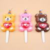 Three-dimensional New Huggable Bear Birthday Candle Ins Korean Style Children's Cute Teddy Pet Cake Decoration