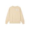 Logo Embroidered Knit Crewneck Sweatshirt Women Tops Orange DM5190-268