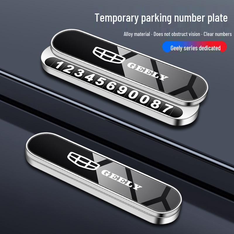 Geely Temporäres Parkkennzeichen für die Modelle Emgrand GL, Boyue, Vision, Binrui und Xingyue