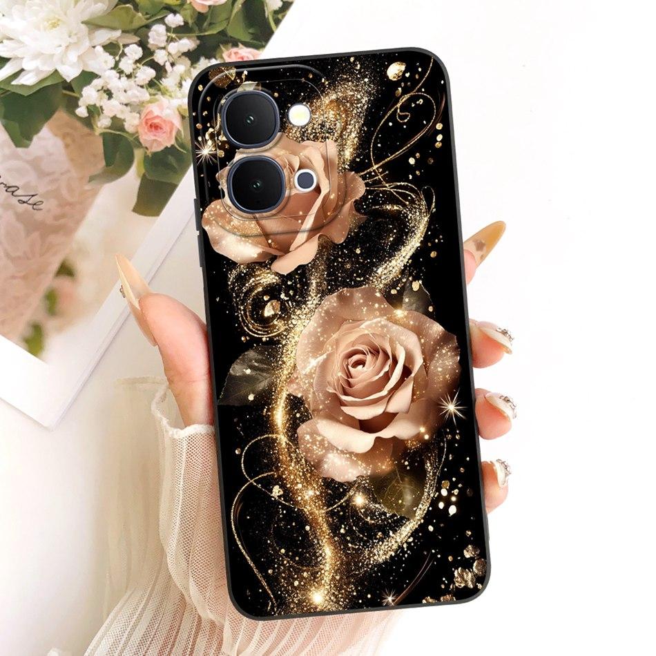 For Vivo Y31d Y51 Pro Y500i Cute Cat Flower Cartoon Phone Case For Vivo Y31D Y51Pro Y500i Soft Silicone Covers Bumpers