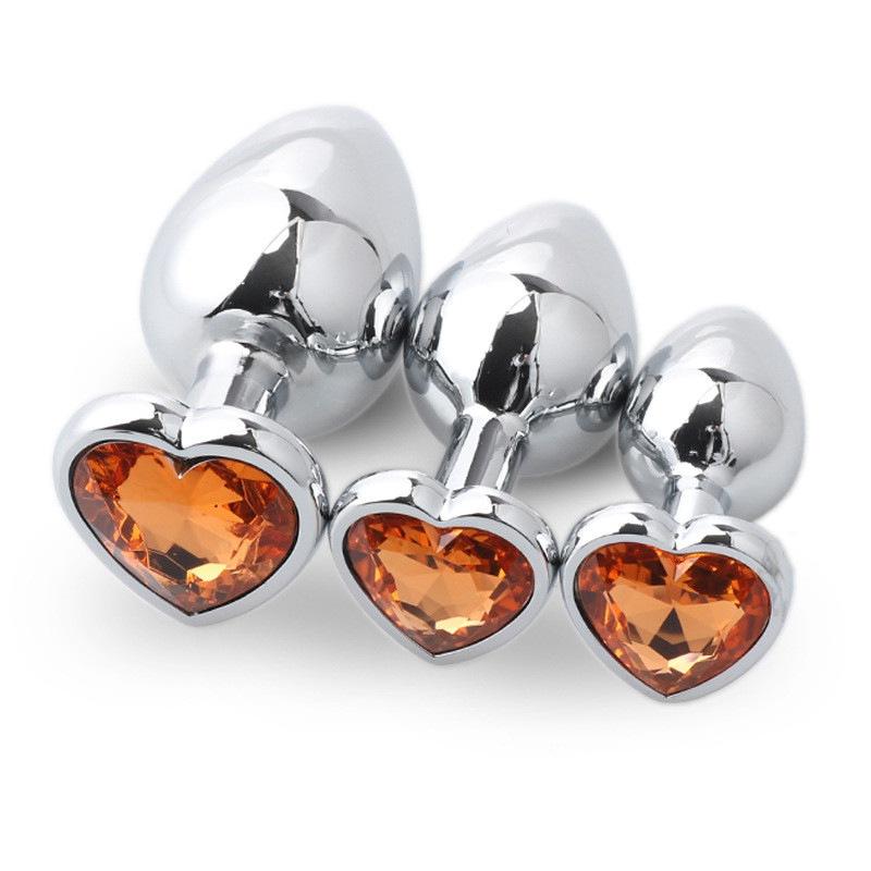 Anal Toys Prostate Massager Adult Products Butt Heart-Shaped Anal Plug
