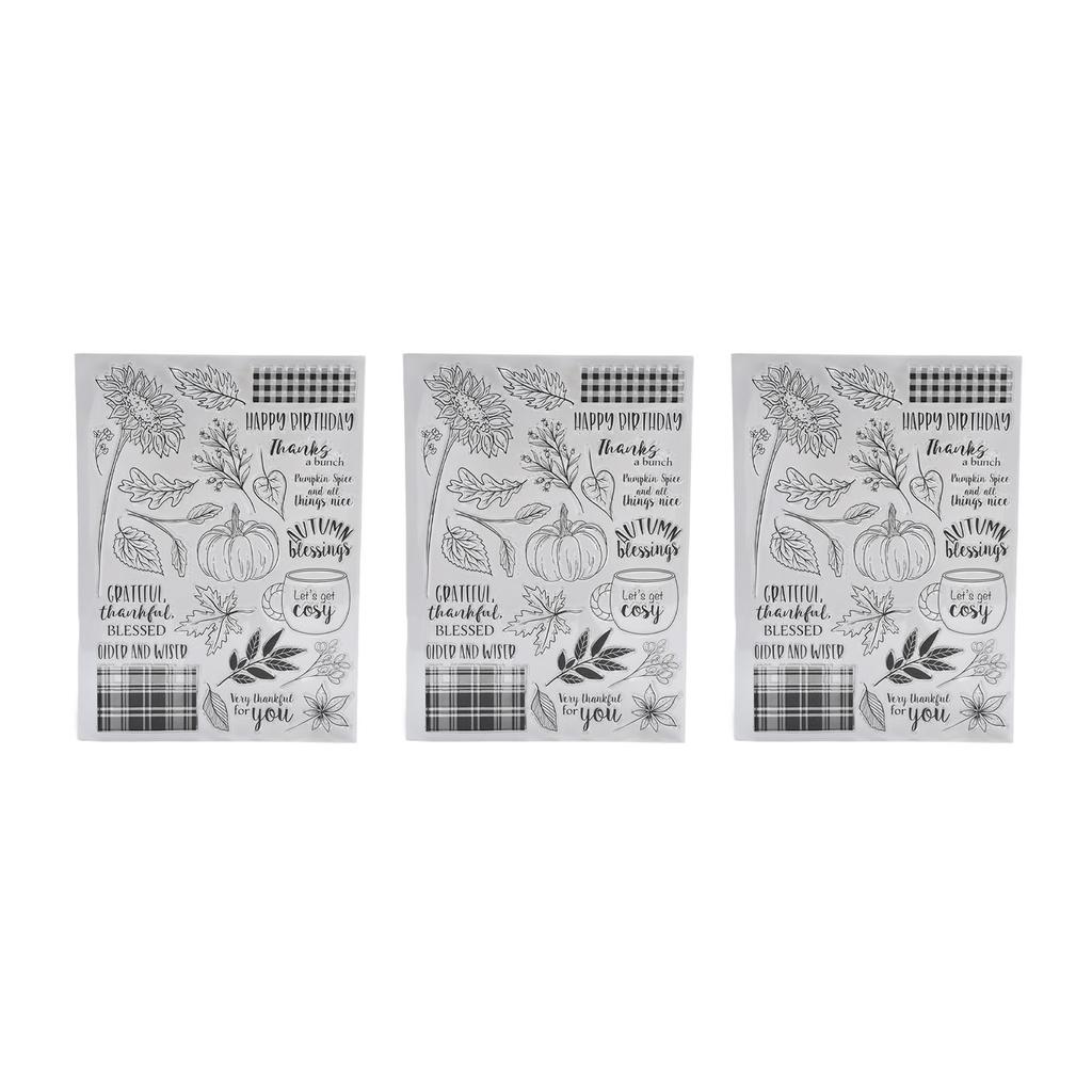 Transparenter Stempel Transparenter Silikonstempel Reise Gedenkkarte Dekorationswerkzeug