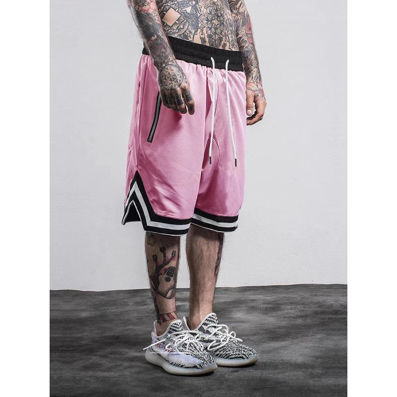 Men's Sports Basketball Shorts Mesh Quick Dry Gym Shorts Summer Fitness Joggers Casual Breathable Short Pants Scanties
