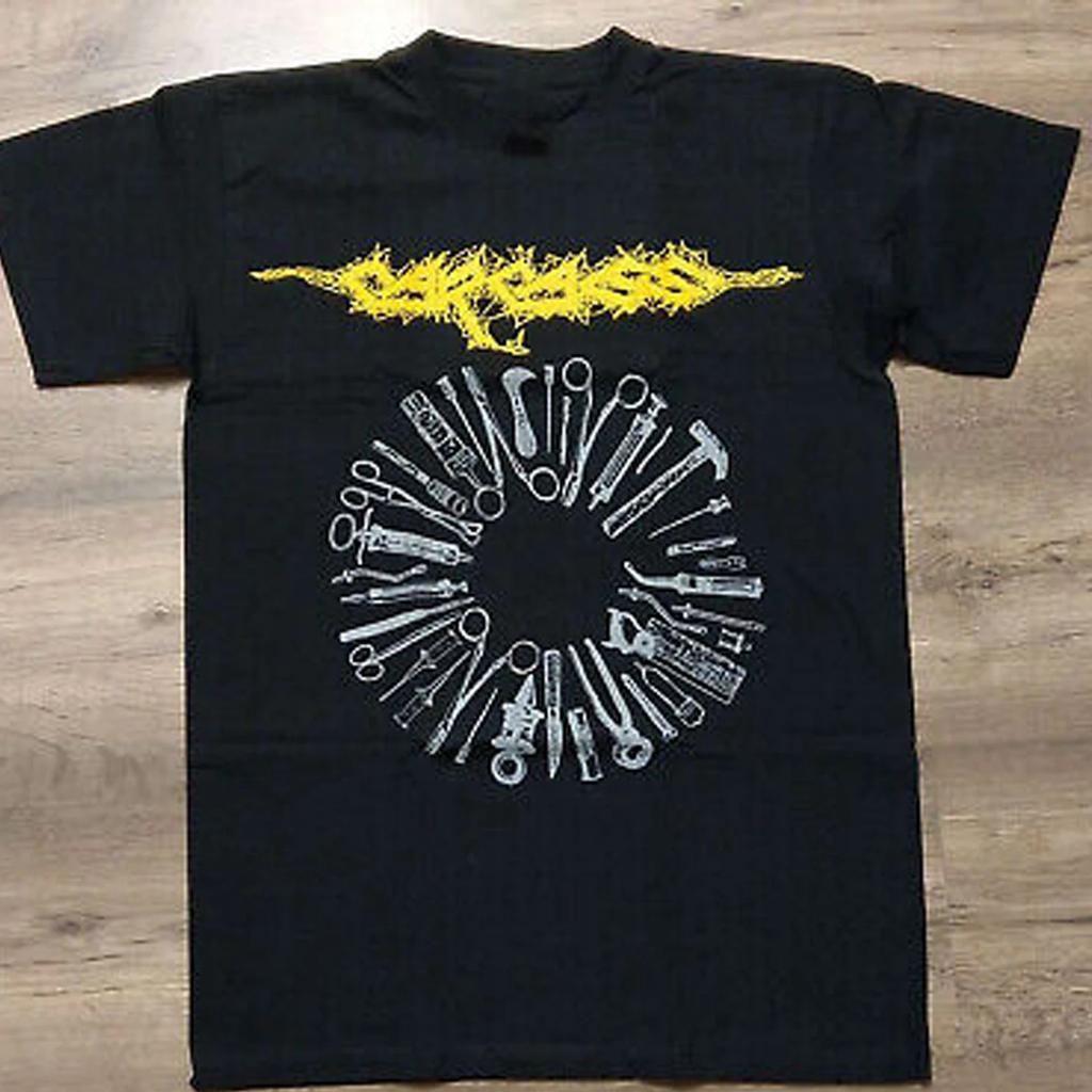 T-shirt nera unisex CARCASS band album Tutte le taglie S-5Xl 2F228