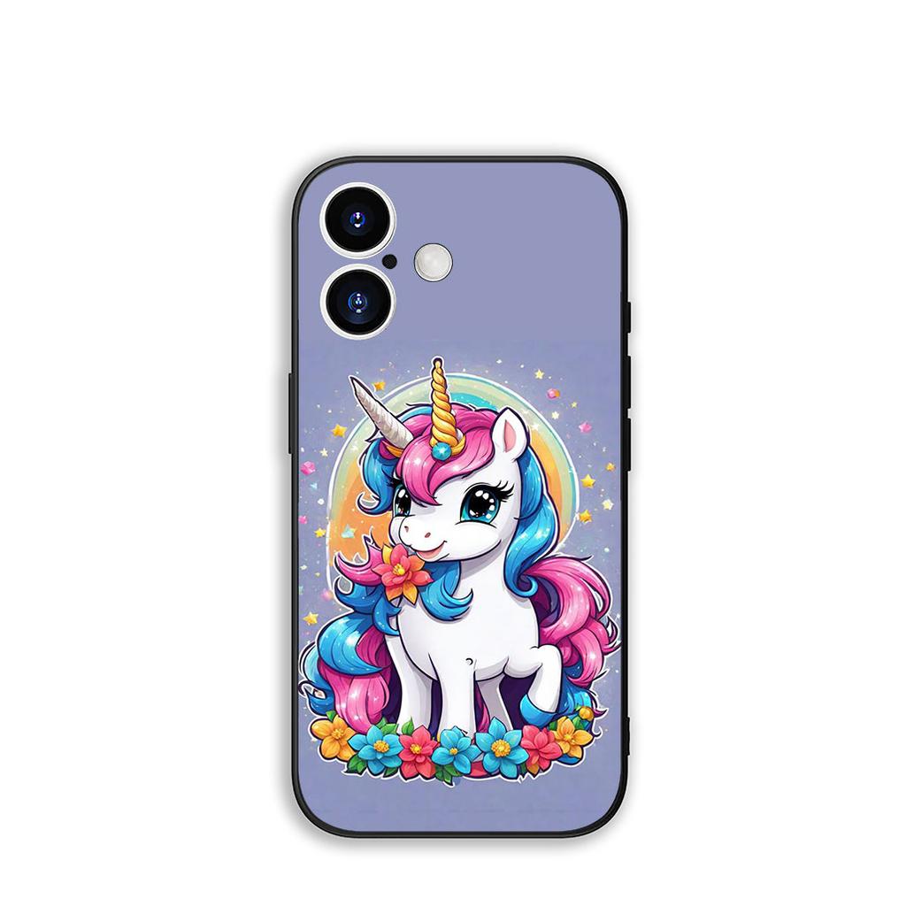 for OPPO A54 A40 A60 A80 A18 A16 A17 A38 A78 A79 A57 A55 A96 A15 A12 Phone Cover Case Wallpaper Unicorn Lovely Poster Casing