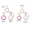 Hat Rack Round Scarf Tie Hanger Circular Clothes Storage Hook Clothing Hanger  Wardrobe
