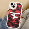 Game FaZe Clan Phone Case For IPhone 16 15 14 13 12 11 Pro Max Plus Leather Shockproof Cover