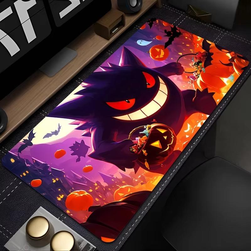XXL Gengar Gaming Mouse Pad Large Keyboard Mat for PC Anime Gamer Desk Carpet Game Accessories Table Slipmat Computer