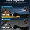 12X Zoom 4G LTE Solar Security Camera 8MP Night Vision Dual-Lens Outdoor WiFi Solar Battery Camera PIR Human Detection