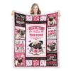Pug flannel blanket super soft blanket suitable for sofa sheets bedspreads direct supply