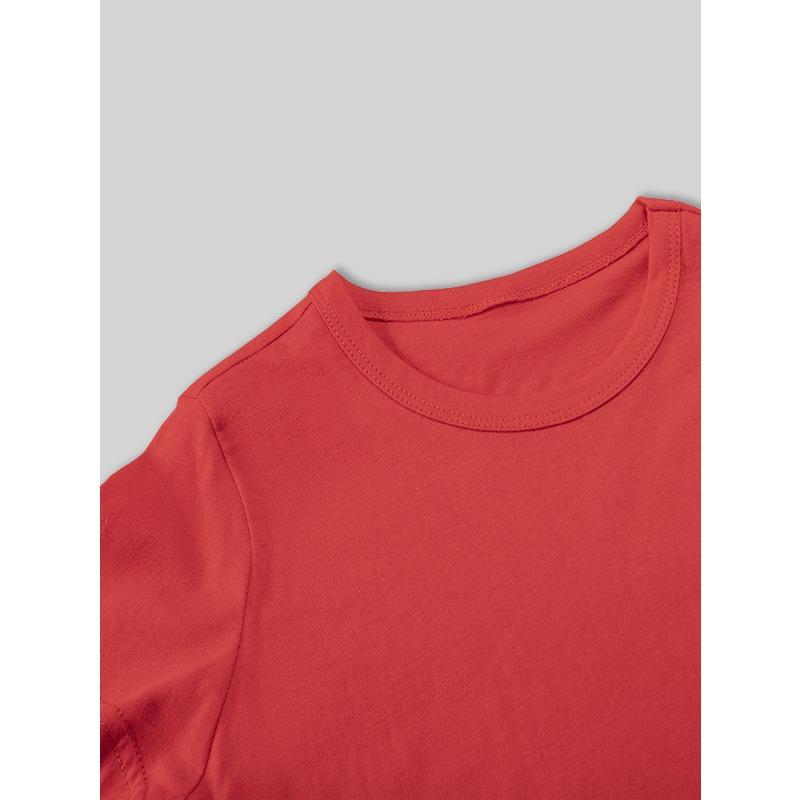 Boys Engineering Vehicle Tool Construction Print Crewneck Short Sleeve Tee