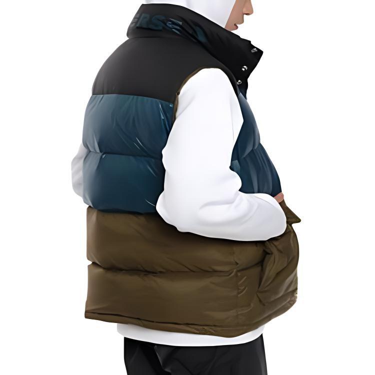 Converse Down Vests Men's Multicolor Stand Collar Moderate Other 10017093-A01