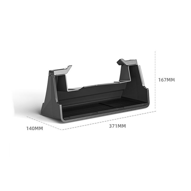 Under Screen Storage Box For Tesla Cybertruck Central Control Hidden Organizer Case Tissue Holder Tray Car Interior Accessories