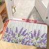 Soft Non-Slip Washable Kitchen Mat, & Floor Mat with Lavender Floral , Polyester, Kitchen Floor Mat, Kitchen MaT