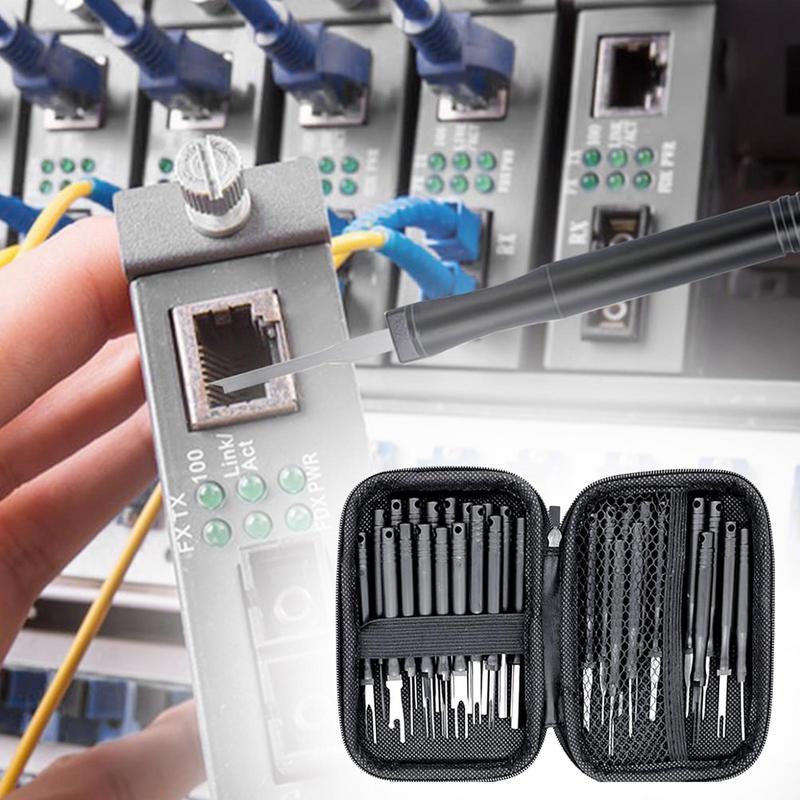 Electrical Pin Removal Tool Wire Pin Removal Tool 30pcs/set Wire Terminal Release Portable Automobile Disassembly Tools For Car