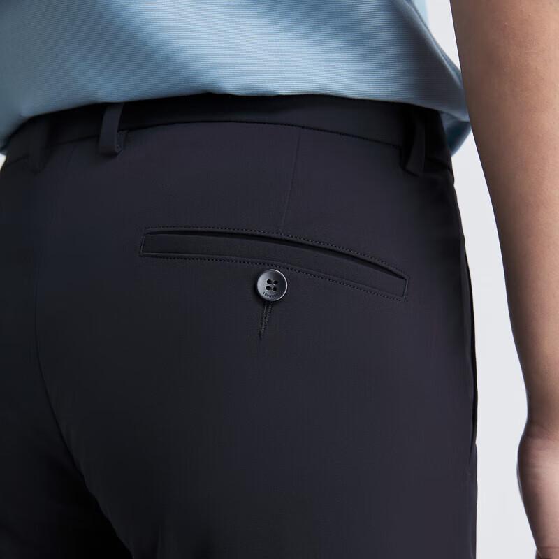 YOUNGOR Men's Spring/Summer Business Casual Straight-Leg Pants