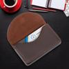 Portable Leather Business Name Card Holder Case Wallet Credit Card Holder Case (Coffee)