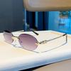 Borderless women's sunglasses sunglasses new European and American glasses sunglasses sunglasses women's UV protection sunglasses