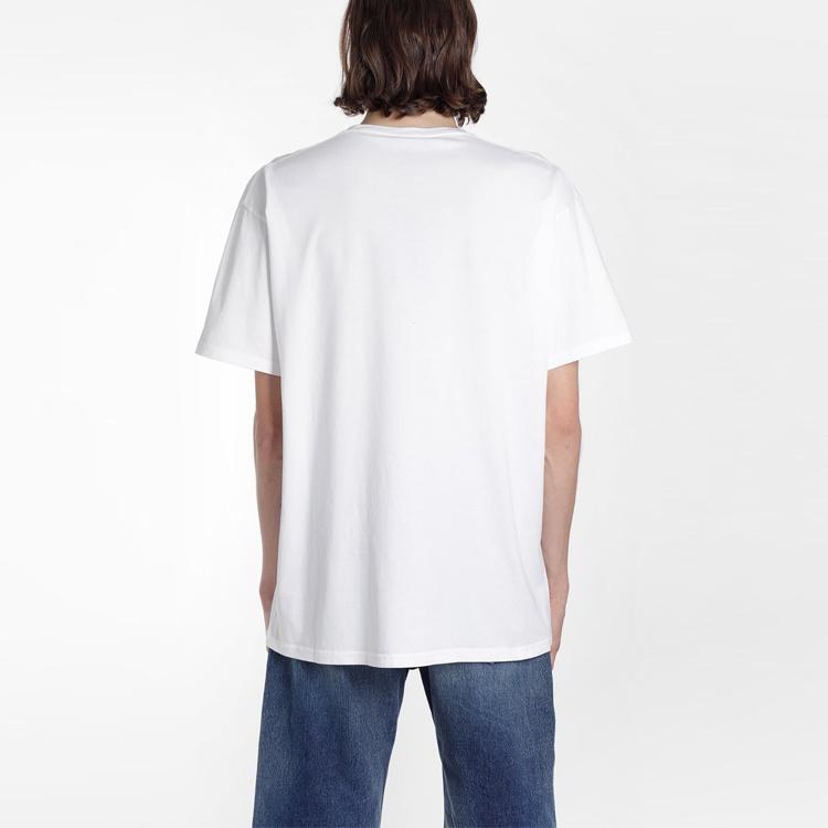 Balenciaga T Shirt Regular Fit Men's White 556150TYK239000
