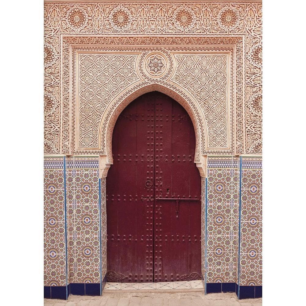 Moroccan Door Indian Door Wall Art Canvas Painting Print Marrakesh Architecture Poster Boho Islamic Wall Art Picture Home Decor
