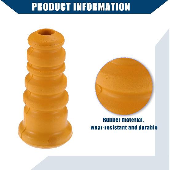 No.4M515K570AA Suspension Strut Bumper Bump Stop for Mazda 3 2004-2012 for Mazda 5 2007-2012 / Rear Rubber Jounce Bumper Buffer/Durable / 2 Pcs