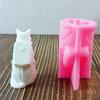 Cats Astronaut Molds Silicone Mould Ornament Molds Handmade Candle Molds Soap Molds Casting Molds for Home Decoration