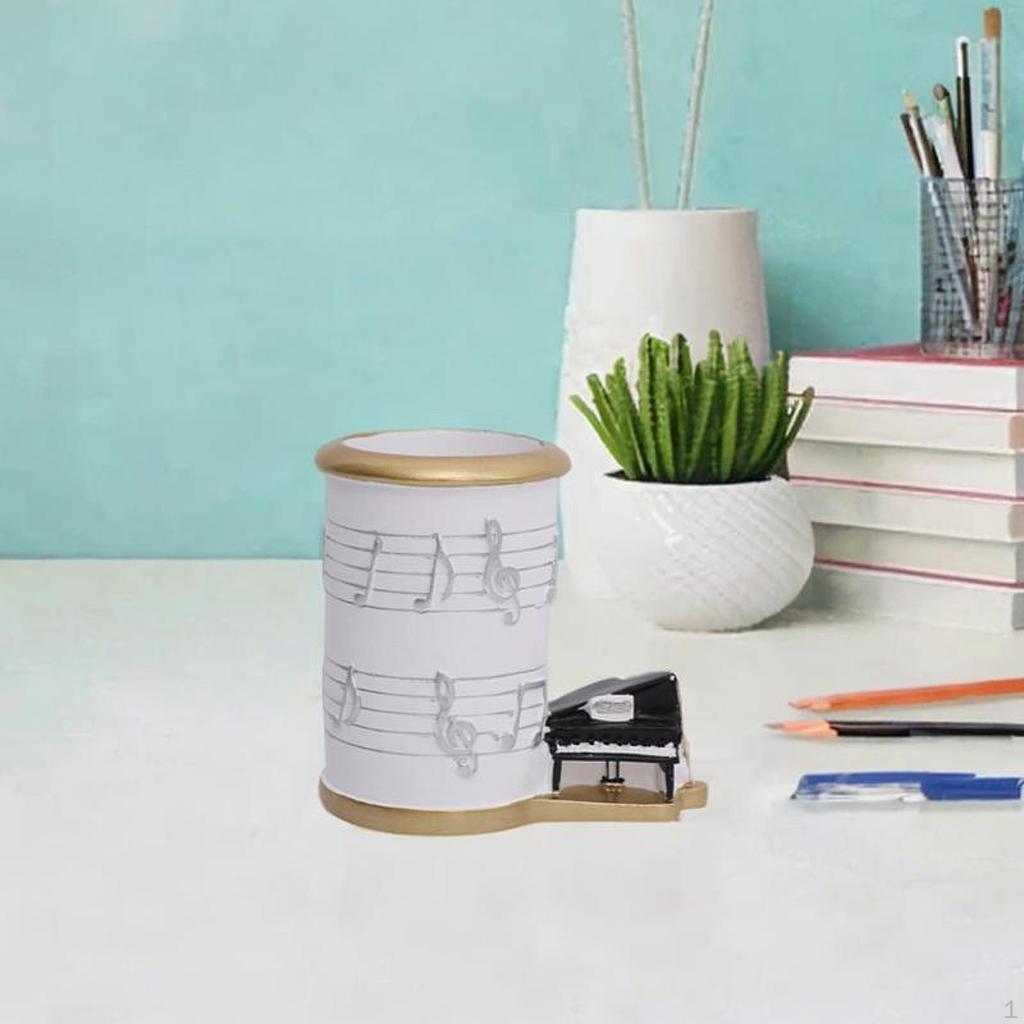 Makeup Brush Holder Cute Pen Stand Note Line Multifunctional Decorative Table Ornaments Pencil