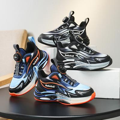 Jungensportschuhe Jungenschuhe 2025 neue Lauf-Mesh-Basketballschuhe atmungsaktiv mittelgroße und große Kinder Jungen rutschfest
