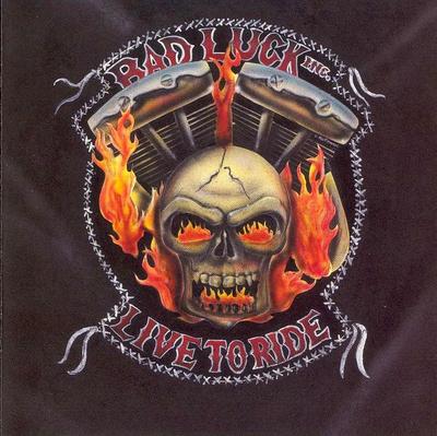 CD BAD LUCK INC. - Live To Ride 9MM001 Manstopper Reco 1993 US Rock Used