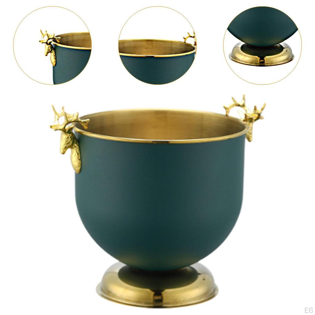 Ice Bucket for Beverages Wine Chiller Container Home Club Events