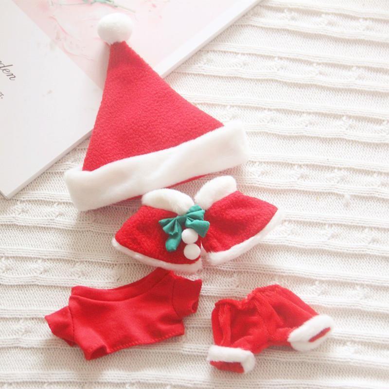 20cm Plush 10 Toy Stuffed Doll Christmas Costume Clothes Suit Cute Gifts Fashion