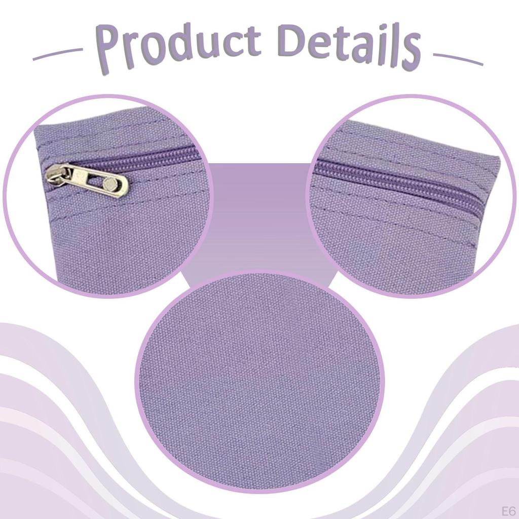 2 Pieces Sew in Pocket with Zipper Clothes Inner Pockets Mobile Storage Pouch Travel Security