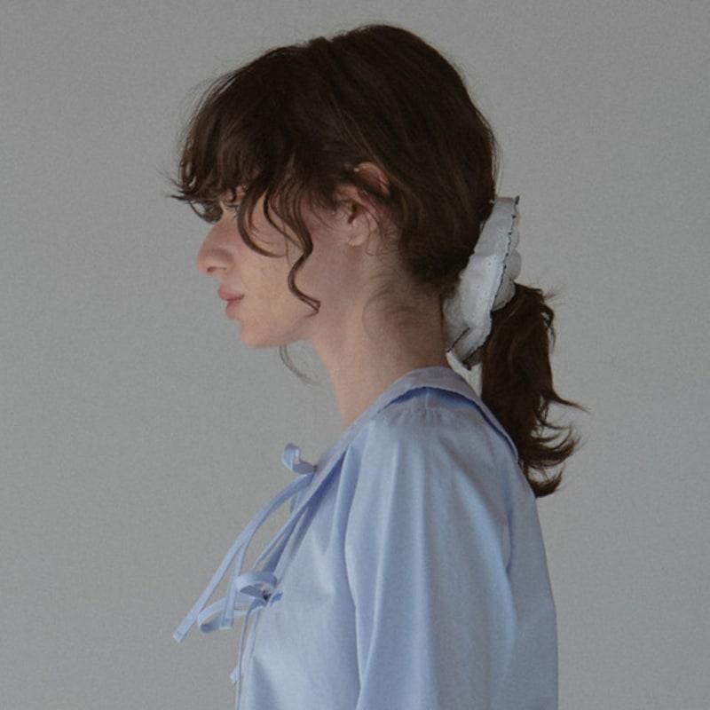 leterie LETERIE FLOWER COTTON SCRUNCHIE_2COLOR