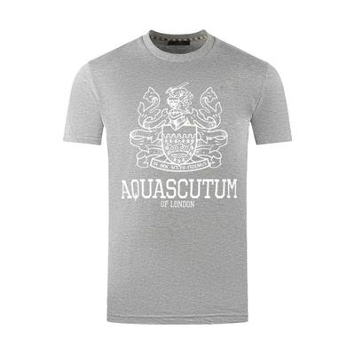 Aquascutum Heren Londen Aldis Bold Logo T-shirt