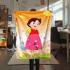 1PC Heidi Alps Cartoon Patterned Flannel Blanket Suitable For All Seasons for Home Decor Warmth and Comfort Gifts Holiday Present