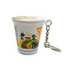 Novelty Simulation Instant Noodles Keychain Mini Snacks Pendant Bag Pendant Creative Backpack Decoration Accessories Gifts