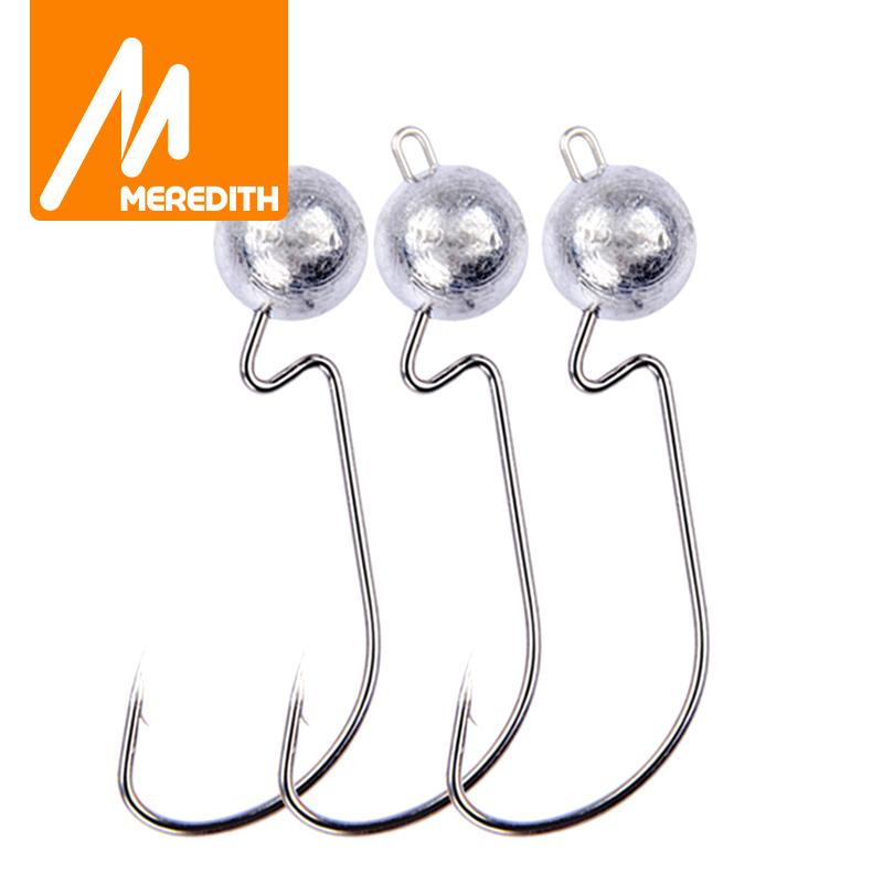 

MEREDITH, 10 шт./лот, открытая джиг-головка, 3,5 г, 5 г, 7 г, 10 г, 14 г, крючок с головкой, джиг-приманки, рыболовные крючки, аксессуары для рыбалки на отсадку