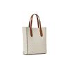 Michael Kors MK Sinclair Monogram Vintage Color Block Tote Bag Women Tote Bags Vanilla-White Brown 30T1G5ST0B-149