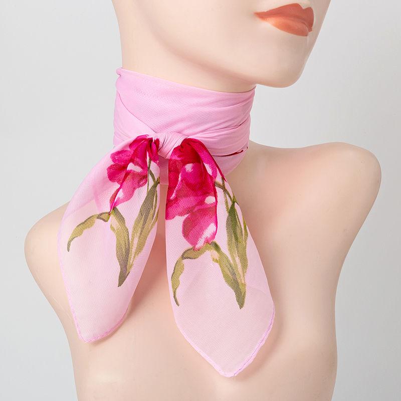 

Chiffon Scarves Square Scarves Women s Winter Neck Protection Neckband Scarves Thin Scarves